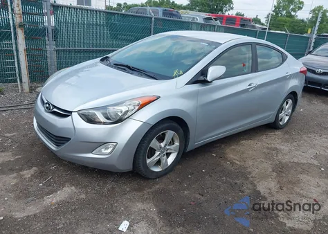 2012 Hyundai Elantra Gls/Limited из США, поврежденный, VIN 5NPDH4AE0CH062002